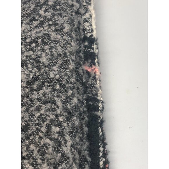 Emanuel Geraldo 2 pack blanket scarf wrap knit fringe polyester gray new READ - Picture 11 of 11